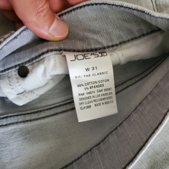 Joe's Jean's Mens grey - Picture 6 of 6